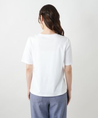 スパンコール刺繍Ｔシャツ【Ｌｅｉｌｉａｎ　ＷＨＩＴＥ　ＬＡＢＥＬ】
