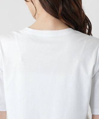 スパンコール刺繍Ｔシャツ【Ｌｅｉｌｉａｎ　ＷＨＩＴＥ　ＬＡＢＥＬ】