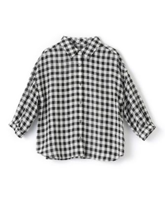 ギンガムチェックブラウス【Ｌｅｉｌｉａｎ　ＷＨＩＴＥ　ＬＡＢＥＬ】