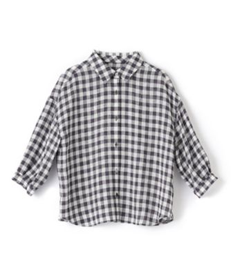 ギンガムチェックブラウス【Ｌｅｉｌｉａｎ　ＷＨＩＴＥ　ＬＡＢＥＬ】