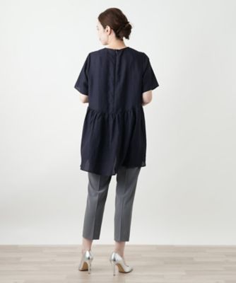 切替チュニックブラウス【Leilian WHITE LABEL】 | レリアン