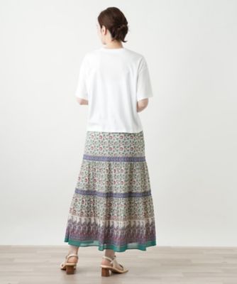 刺繍プリントＴシャツ【Ｌｅｉｌｉａｎ　ＷＨＩＴＥ　ＬＡＢＥＬ】