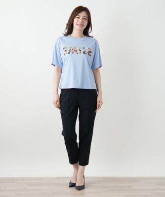 刺繍プリントＴシャツ【Ｌｅｉｌｉａｎ　ＷＨＩＴＥ　ＬＡＢＥＬ】