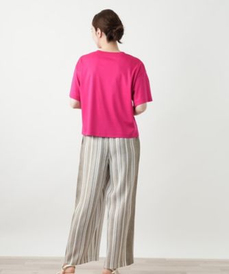 刺繍プリントＴシャツ【Ｌｅｉｌｉａｎ　ＷＨＩＴＥ　ＬＡＢＥＬ】