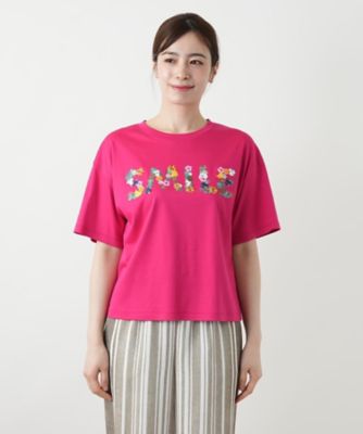 刺繍プリントＴシャツ【Ｌｅｉｌｉａｎ　ＷＨＩＴＥ　ＬＡＢＥＬ】