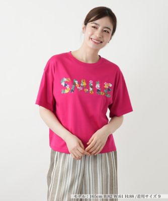 刺繍プリントＴシャツ【Ｌｅｉｌｉａｎ　ＷＨＩＴＥ　ＬＡＢＥＬ】