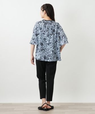 フラワープリントブラウス【Ｌｅｉｌｉａｎ　ＷＨＩＴＥ　ＬＡＢＥＬ】