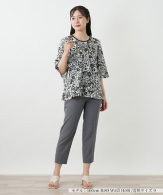 フラワープリントブラウス【Ｌｅｉｌｉａｎ　ＷＨＩＴＥ　ＬＡＢＥＬ】