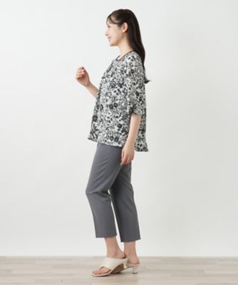 フラワープリントブラウス【Ｌｅｉｌｉａｎ　ＷＨＩＴＥ　ＬＡＢＥＬ】