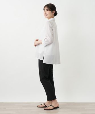 シアーストライプブラウス【Ｌｅｉｌｉａｎ　ＷＨＩＴＥ　ＬＡＢＥＬ】