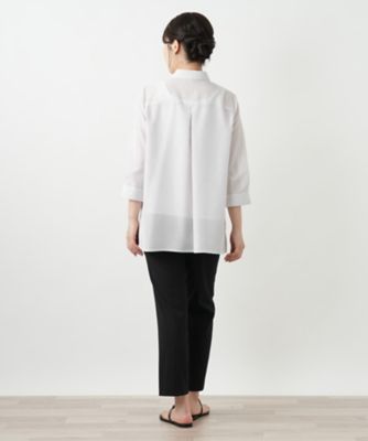 シアーストライプブラウス【Ｌｅｉｌｉａｎ　ＷＨＩＴＥ　ＬＡＢＥＬ】