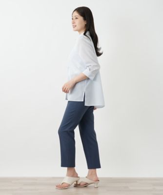 シアーストライプブラウス【Ｌｅｉｌｉａｎ　ＷＨＩＴＥ　ＬＡＢＥＬ】