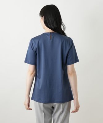 デザインＶネックカットソー【Ｌｅｉｌｉａｎ　ＷＨＩＴＥ　ＬＡＢＥＬ】