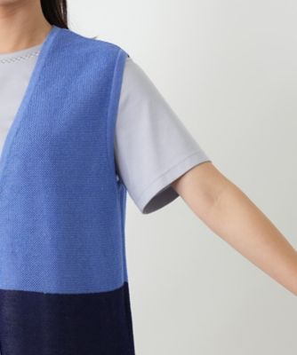 美品✨Leilian WHITELABEL オーバーサイズニットベスト 大きめ