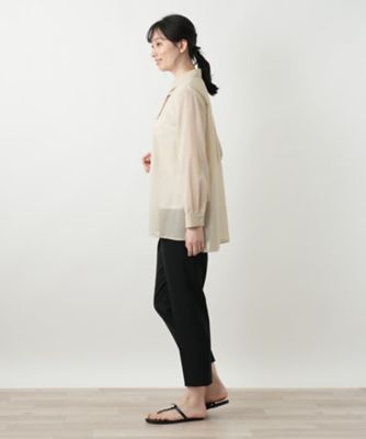 比翼シアーブラウス【Ｌｅｉｌｉａｎ　ＷＨＩＴＥ　ＬＡＢＥＬ】