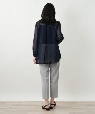 比翼シアーブラウス【Ｌｅｉｌｉａｎ　ＷＨＩＴＥ　ＬＡＢＥＬ】