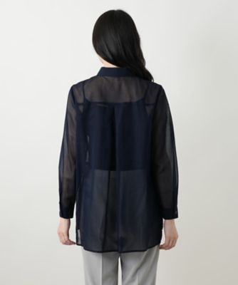 比翼シアーブラウス【Ｌｅｉｌｉａｎ　ＷＨＩＴＥ　ＬＡＢＥＬ】