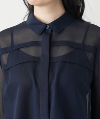 比翼シアーブラウス【Ｌｅｉｌｉａｎ　ＷＨＩＴＥ　ＬＡＢＥＬ】