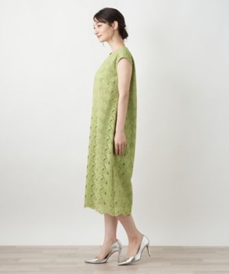 カットワークレースワンピース【Leilian WHITE LABEL