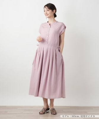 ウエスト切り替えワンピース【Ｌｅｉｌｉａｎ　ＷＨＩＴＥ　ＬＡＢＥＬ】