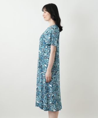 ペイズリーフレアワンピース【Ｌｅｉｌｉａｎ　ＷＨＩＴＥ　ＬＡＢＥＬ】