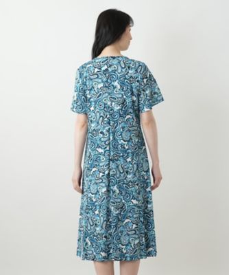 ペイズリーフレアワンピース【Ｌｅｉｌｉａｎ　ＷＨＩＴＥ　ＬＡＢＥＬ】