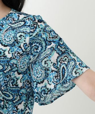 ペイズリーフレアワンピース【Ｌｅｉｌｉａｎ　ＷＨＩＴＥ　ＬＡＢＥＬ】