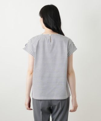 ボーダー切替カットソー【Ｌｅｉｌｉａｎ　ＷＨＩＴＥ　ＬＡＢＥＬ】