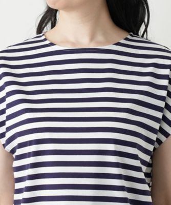 ボーダー切替カットソー【Ｌｅｉｌｉａｎ　ＷＨＩＴＥ　ＬＡＢＥＬ】
