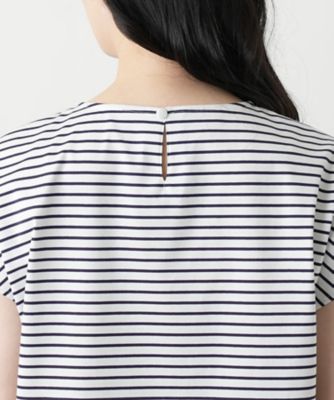 ボーダー切替カットソー【Ｌｅｉｌｉａｎ　ＷＨＩＴＥ　ＬＡＢＥＬ】