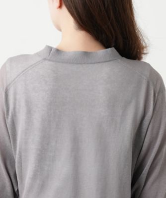 七分袖ニットカーディガン【Ｌｅｉｌｉａｎ　ＷＨＩＴＥ　ＬＡＢＥＬ】