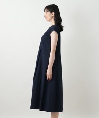 Ｖネックフレアワンピース【Ｌｅｉｌｉａｎ　ＷＨＩＴＥ　ＬＡＢＥＬ】