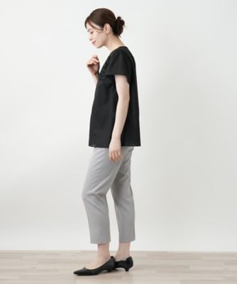 フラワー刺繍ブラウス【Ｌｅｉｌｉａｎ　ＷＨＩＴＥ　ＬＡＢＥＬ】