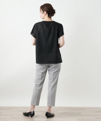 フラワー刺繍ブラウス【Ｌｅｉｌｉａｎ　ＷＨＩＴＥ　ＬＡＢＥＬ】