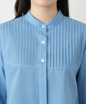 バンドカラーブラウス【Ｌｅｉｌｉａｎ　ＷＨＩＴＥ　ＬＡＢＥＬ】