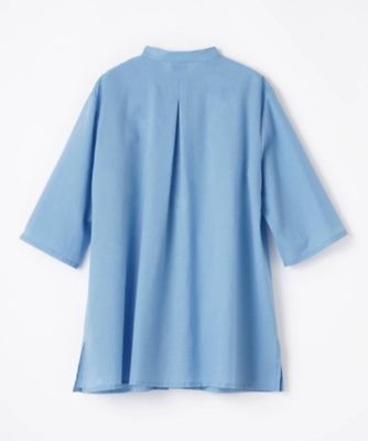 バンドカラーブラウス【Ｌｅｉｌｉａｎ　ＷＨＩＴＥ　ＬＡＢＥＬ】