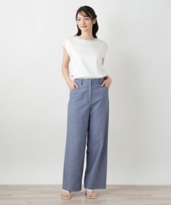ワイドパンツ【Ｌｅｉｌｉａｎ　ＷＨＩＴＥ　ＬＡＢＥＬ】