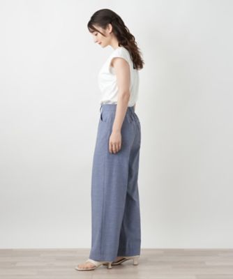 ワイドパンツ【Ｌｅｉｌｉａｎ　ＷＨＩＴＥ　ＬＡＢＥＬ】