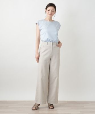 ワイドパンツ【Ｌｅｉｌｉａｎ　ＷＨＩＴＥ　ＬＡＢＥＬ】