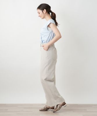 ワイドパンツ【Ｌｅｉｌｉａｎ　ＷＨＩＴＥ　ＬＡＢＥＬ】