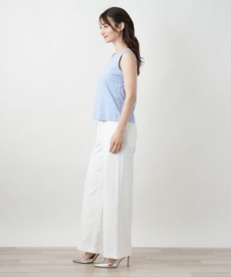ワイドパンツ【Ｌｅｉｌｉａｎ　ＷＨＩＴＥ　ＬＡＢＥＬ】