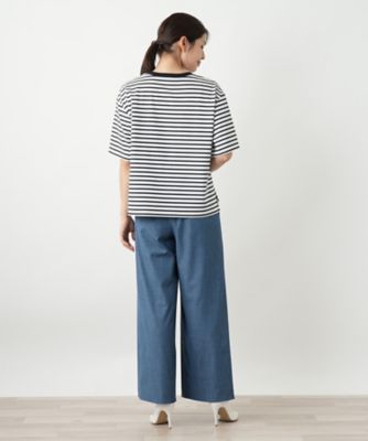 ボーダーカットソー【Ｌｅｉｌｉａｎ　ＷＨＩＴＥ　ＬＡＢＥＬ】