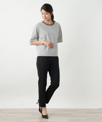 ボーダーカットソー【Ｌｅｉｌｉａｎ　ＷＨＩＴＥ　ＬＡＢＥＬ】
