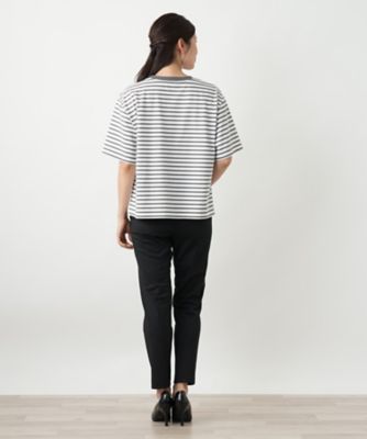 ボーダーカットソー【Ｌｅｉｌｉａｎ　ＷＨＩＴＥ　ＬＡＢＥＬ】