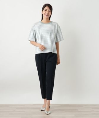 ボーダーカットソー【Ｌｅｉｌｉａｎ　ＷＨＩＴＥ　ＬＡＢＥＬ】