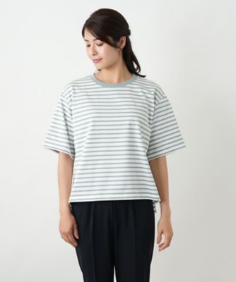 ボーダーカットソー【Ｌｅｉｌｉａｎ　ＷＨＩＴＥ　ＬＡＢＥＬ】