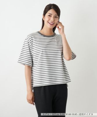 ボーダーカットソー【Ｌｅｉｌｉａｎ　ＷＨＩＴＥ　ＬＡＢＥＬ】