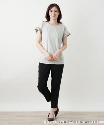 スリーブ切替カットソー【Leilian WHITE LABEL