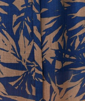 リーフ柄フレアワンピース【Ｌｅｉｌｉａｎ　ＷＨＩＴＥ　ＬＡＢＥＬ】