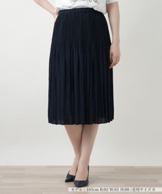 ＜Leilian (Women)＞プリーツスカート【Ｌｅｉｌｉａｎ　ＷＨＩＴＥ　ＬＡＢＥＬ】